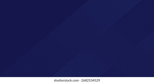 Diseño de fondo con patrón de rayas azules oscuras diagonales. fondo de tecnología de Vector para Anuncio de negocios lux digital brillante brillo