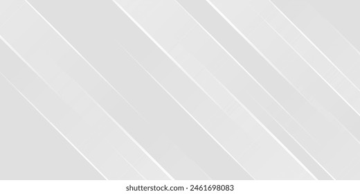 background design with diagonal line pattern in grey colour. Vector white horizontal template for business banner, formal invitation backdrop, luxury.