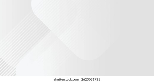 background design with diagonal line pattern in grey colour. Vector white horizontal template for business banner, formal invitation backdrop, luxury. vector illustration