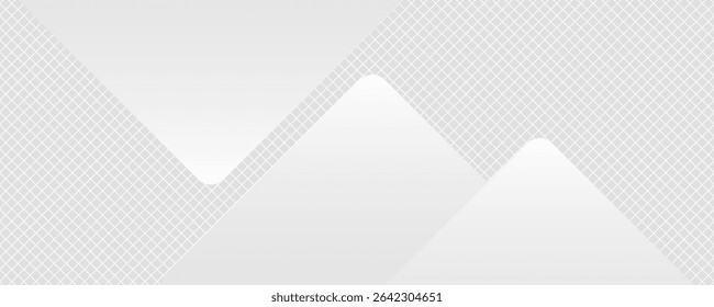 background design with diagonal line pattern in grey colour. Vector white horizontal template for business banner, formal invitation backdrop, luxury.