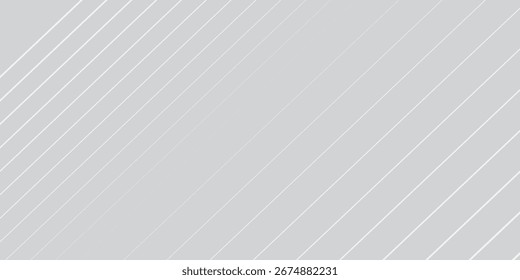design de plano de fundo com padrão de linha diagonal em cor cinza. Modelo horizontal branco vetorial para banner comercial, fundo de convite formal, textura
