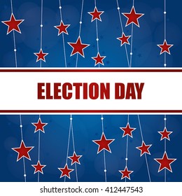 A background design for Election Day with space for text