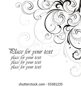 Background with design elements