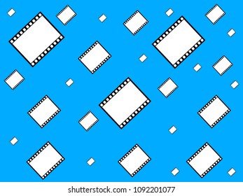 Background design with elements of photographic film