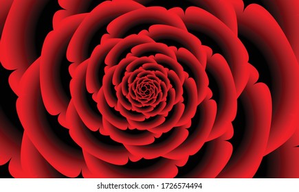 Background design with floral effect Rose flower Valentine