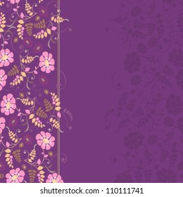 background for the design of flowers, vector illustration