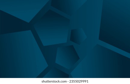 Diseño de fondo. Fondo geométrico abstracto con pentagones. Ilustración vectorial de la medicina, la ciencia y la tecnología