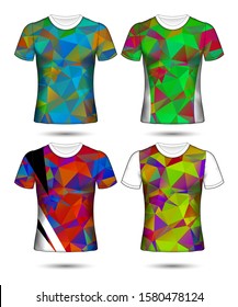 background design Geometric background in Origami style and abstract mosaic with gradient fill Color . rectangle 