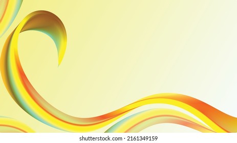 Diseño de fondo con color de oro degradado y formas de fluido colorido