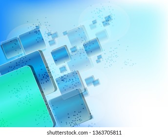 Background design with gradient rectangles