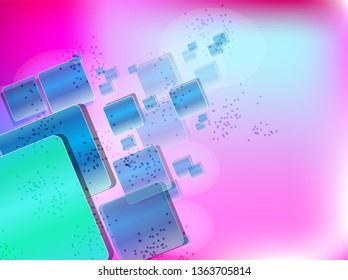 Background design with gradient rectangles