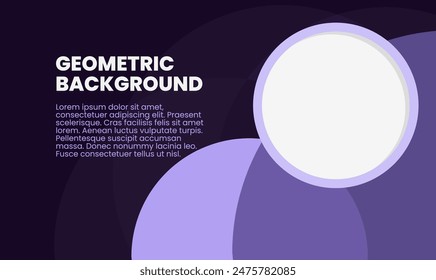 background design with gradient-colored geometric circle patterns, providing a modern and attractive look. good for presentation slides, web, landing page, banner, cover, home page