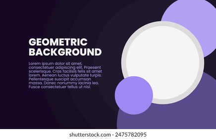 background design with gradient-colored geometric circle patterns, providing a modern and attractive look. good for presentation slides, web, landing page, banner, cover, home page