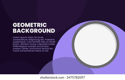 background design with gradient-colored geometric circle patterns, providing a modern and attractive look. good for presentation slides, web, landing page, banner, cover, home page