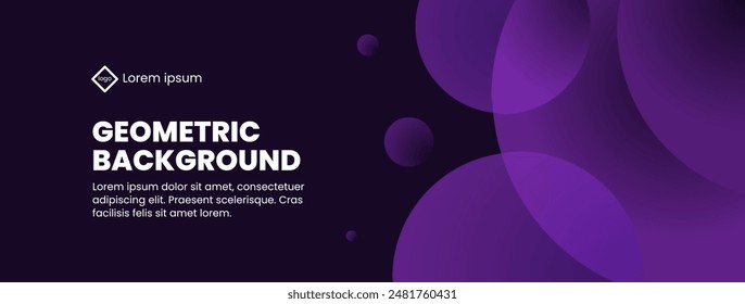 background design with gradient-colored geometric circle patterns, providing a modern and attractive look. good for presentation slides, web, landing page, banner, cover, home page