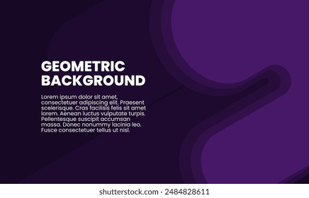 diseño de fondo con motivos geométricos de rectángulo redondeado de color degradado, que proporciona un aspecto moderno y atractivo. adecuado para diapositivas de presentación, Web, página de destino, Anuncio, portada, página principal