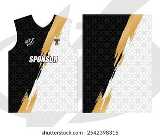 Background design illustration for sports team uniform sublimation printing jersey