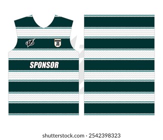 Ilustração de design de fundo para equipe esportiva uniforme sublimação impressão jersey