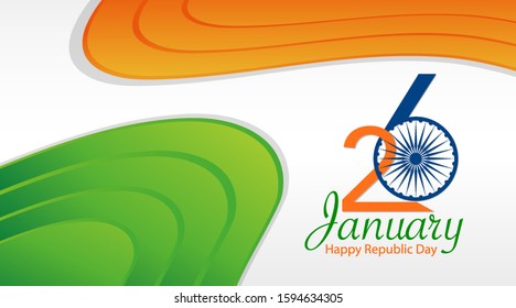 Diseño de fondo para la ilustración del día de la república de la India