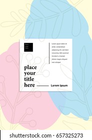 Background design with labels/ Abstract background design/ Poster template/ Book cover design