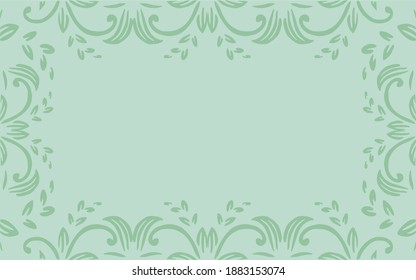 background design with leaf frame nice for packaging, mockup and banner template