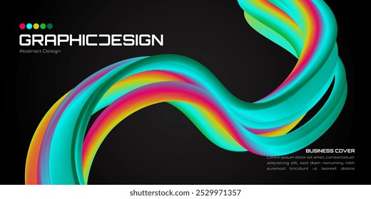background design liquid abstract wavy colorful gradient