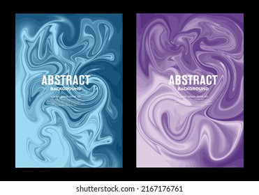 Background design with liquid paint abstract pattern for cover invitations, banners, flyers, posters and more