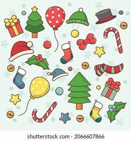 Background design for marry christmas day