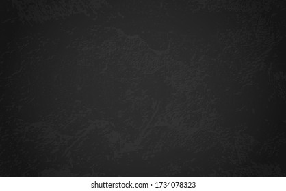 Background for design menu cafe, restaurant, canteen. Chalkboard banner for pizza, drink, coffee, meal, beer, burger.  Blank black texture for delivery food. Grunge black board with space for text