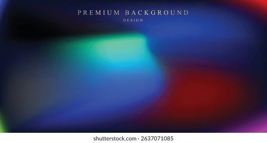 background design with mesh blurred pattern. Vector horizontal template for digital lux business banner, contemporary formal invitation, luxury voucher.
