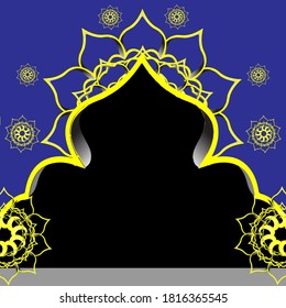 El diseño de fondo con el mosaico