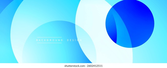 Background design with overlapping circular shapes, featuring smooth gradients and soft lighting effects, creating a dynamic abstract composition