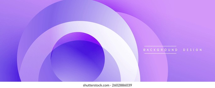 Background design with overlapping circular shapes, featuring smooth gradients and soft lighting effects, creating a dynamic abstract composition