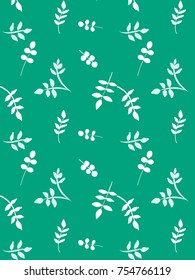 Background design  pattern of abstract leaf motifs 