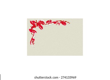 background with design pattern, red line