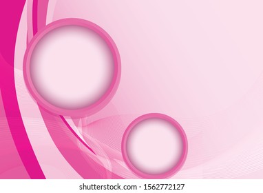 Background design with pink abstract patterns illustration