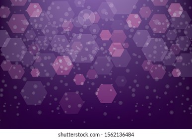 Diseño de fondo con ilustración de luz violeta brillante