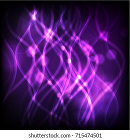 Diseño de fondo con ilustración de luz púrpura