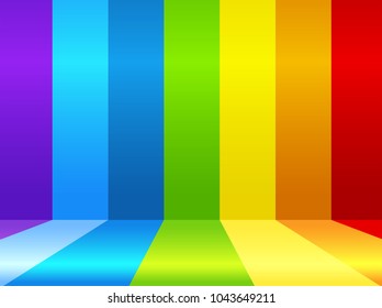 Diseño de fondo con ilustración de colores arcoiris