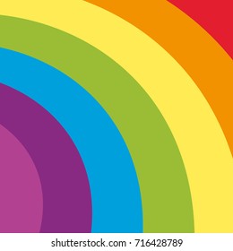 Background design with rainbow spectrum illustration