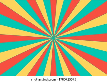 Hintergrunddesign mit Retro-Farbthema