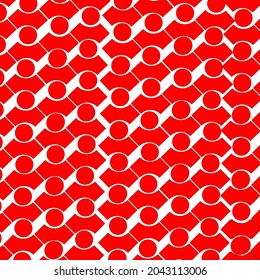 background design round circle wallpaper hexagonal shape with color red and white dot pattern background screen