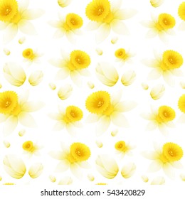 Diseño de fondo con ilustración de flores sin inconvenientes