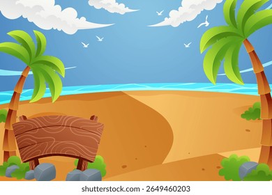 background design summer vibes in beach 