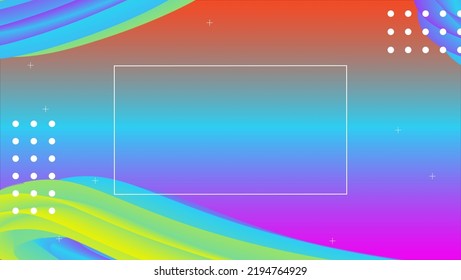 La plantilla de diseño de fondo, con un estilo abstracto y colorido, es adecuada para la promoción de su negocio y el fondo de la presentación 