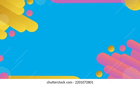 La plantilla de diseño de fondo, con un estilo abstracto y colorido, es adecuada para la promoción de su negocio y el fondo de la presentación