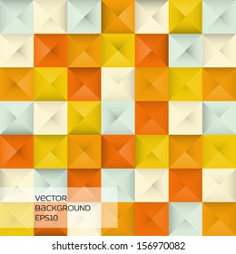 Background design template. Abstract modern mosaic pattern