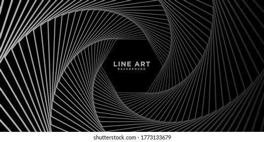 plantilla de diseño de fondo, diseño de fondo de arte de línea blanca y negra 