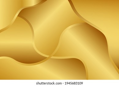 background design template with luxurious gold color