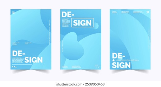 Plantillas de diseño de fondo cartel de color Abstractas